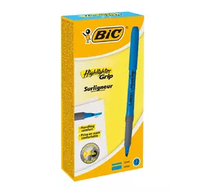 Набор текстовых маркеров BIC Highlighter Grip Голубых 12 шт (70330312517) Набор текстовых маркеров BIC Highlighter Grip Голубых 12 шт (70330312517)