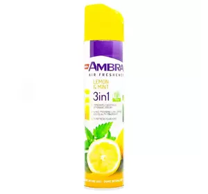 Освежитель воздуха Ambra Lemon Mint 300 мл (4770416342341) Освежитель воздуха Ambra Lemon Mint 300 мл (4770416342341)