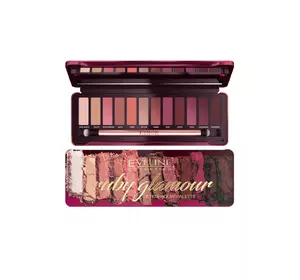 Палетка теней для век Eveline серии Ruby Glamour 12 тонов 12 г (5901761998139) Палетка теней для век Eveline серии Ruby Glamour 12 тонов 12 г (5901761998139)