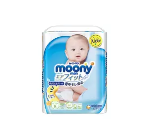 Подгузники-трусики Moony S 4-8 кг 62 шт (4903111246403) Подгузники-трусики Moony S 4-8 кг 62 шт (4903111246403)