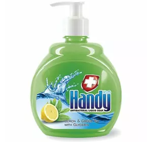 Жидкое мыло Handy Lemon&Green Tea with Glycerin Антибактериальное 500 мл (5900308771730) Жидкое мыло Handy Lemon&Green Tea with Glycerin Антибактериальное 500 мл (5900308771730)