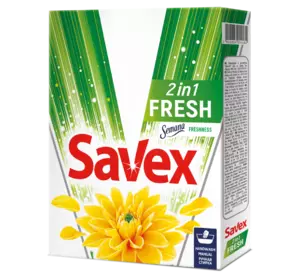 Стиральный порошок Savex ручной 2в1 Fresh 400 г (3800024021695) Стиральный порошок Savex ручной 2в1 Fresh 400 г (3800024021695)