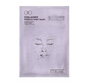 Тканевая маска-эссенция для лица Steblanc Collagen Essence Sheet Mask с коллагеном 25 г (8809663753382) Тканевая маска-эссенция для лица Steblanc Collagen Essence Sheet Mask с коллагеном 25 г (8809663753382)