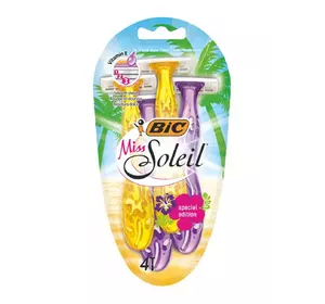 Набор бритв без сменных картриджей bic miss soleil tropical 4 шт (3086123493049) Набор бритв без сменных картриджей bic miss soleil tropical 4 шт (3086123493049)