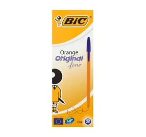Ручка шариковая bic orange синяя (20шт) (3086121101113) Ручка шариковая bic orange синяя (20шт) (3086121101113)