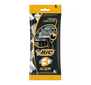 Станок для бритья BIC Action 3 (4шт) (3086123356566) Станок для бритья BIC Action 3 (4шт) (3086123356566)