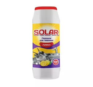 Средство для чистки сантехники Solar Лимон 500 г (4820269930216) Средство для чистки сантехники Solar Лимон 500 г (4820269930216)