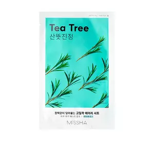 Маска для лица с экстрактом чайного дерева Missha Airy Fit Sheet Mask Tea Tree 19 г (8809581454750) Маска для лица с экстрактом чайного дерева Missha Airy Fit Sheet Mask Tea Tree 19 г (8809581454750)