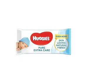 Детские влажные салфетки Huggies Pure Extra Care 56 шт (5029053568706)