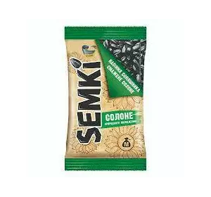 Семена подсолнечника Semki жареные соленые 120 г (4820237810120) Семена подсолнечника Semki жареные соленые 120 г (4820237810120)