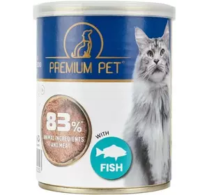 Паштет PREMIUM PET для взрослых кошек с рыбой 360г*8шт (2000005112259) Паштет PREMIUM PET для взрослых кошек с рыбой 360г*8шт (2000005112259)