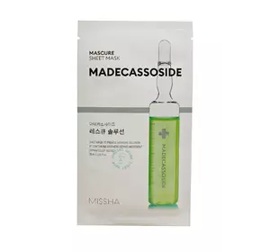 Спасательная маска для лица Missha Mascure Rescue Solution Sheet Mask Madecassoside 27 мл (8809581456600) Спасательная маска для лица Missha Mascure Rescue Solution Sheet Mask Madecassoside 27 мл (8809581456600)
