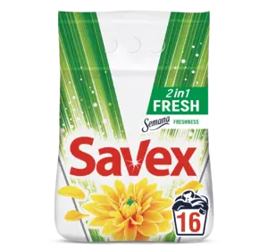 Стиральный порошок Savex 2in1 Fresh Автомат 2.4 кг (3800024021428) Стиральный порошок Savex 2in1 Fresh Автомат 2.4 кг (3800024021428)
