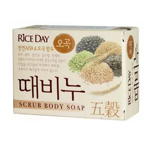 Мыло-скраб для тела Lion Riceday  пять злаков, 100 г (8806325615118) Мыло-скраб для тела Lion Riceday  пять злаков, 100 г (8806325615118)