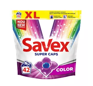 Капсулы для стирки Savex Super Caps Color 42 шт (3800024046902) Капсулы для стирки Savex Super Caps Color 42 шт (3800024046902)