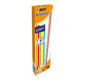 Набор карандашей чернографитных 12 шт шестиугольный BIC Evolution HB Разноцветный (3086123340312) Набор карандашей чернографитных 12 шт шестиугольный BIC Evolution HB Разноцветный (3086123340312)