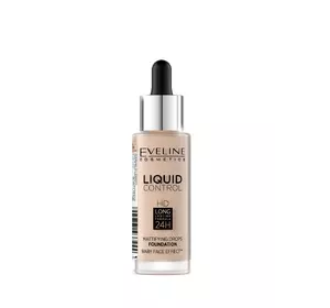 Инновационная жидкая тональная основа Eveline Liquid Control №010 - Light Beige 32 мл (5901761937244) Инновационная жидкая тональная основа Eveline Liquid Control №010 - Light Beige 32 мл (5901761937244)