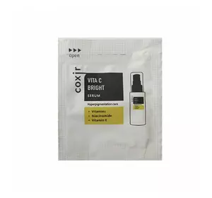Сыворотка для лица Coxir Vita C Bright Serum для выравнивания тона с витамином С 2 мл(пробник) (826270) Сыворотка для лица Coxir Vita C Bright Serum для выравнивания тона с витамином С 2 мл(пробник) (826270)